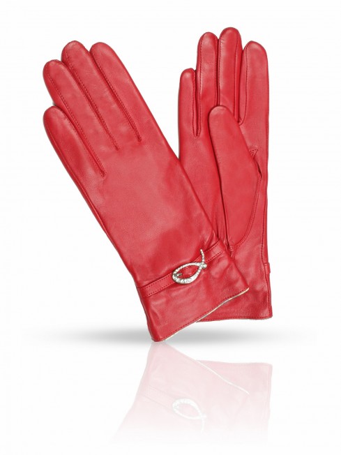 Перчатки Женские 13_DOLCE/RED//11